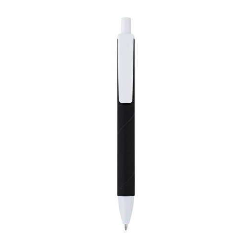 Penna a scatto in plastica fusto colorato effetto vellutato