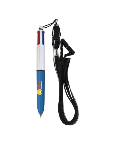 Penna a sfera 4 Colours Mini Lanyard