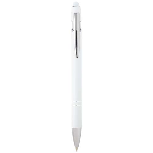 Penna a sfera con finitura argento kish