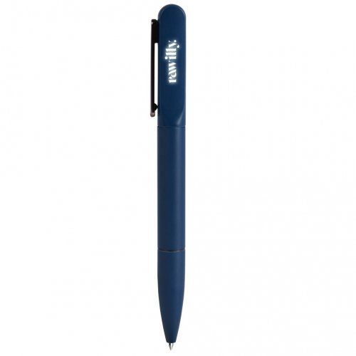 Penna a sfera con luce led in plastica e metallo fusto in plastica