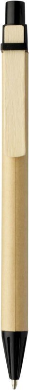 Penna a sfera kartoni | corpo in carta | clip in legno