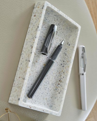 Penna roller in ABS con refill gel nero Karin