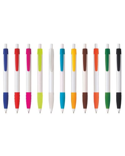 Penna sfera a scatto in plastica