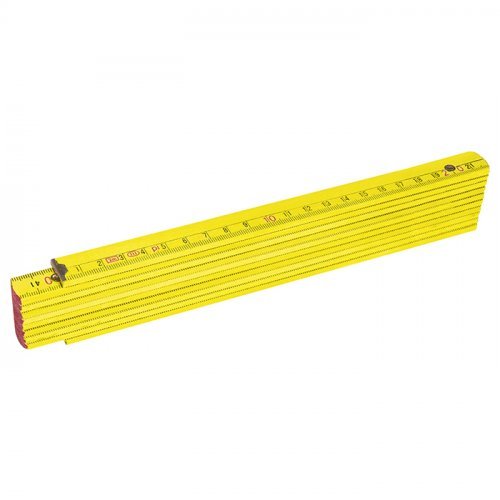 Metro plegable de madera Tanganika de un solo color de 23,5 cm