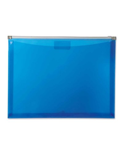 Pochette porte documents format a4, avec ample poche externe.
