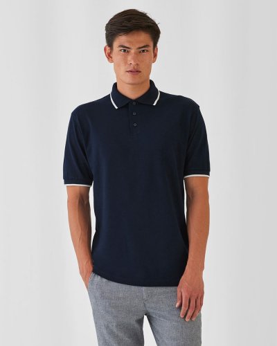 Polo a maniche corte in B&C Fine Piqué B&C Collection