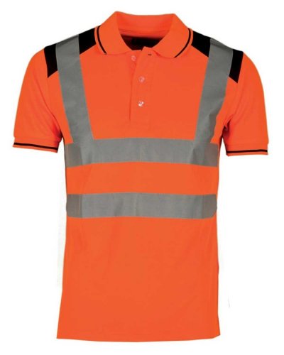 Polo alta visibilità Wicking