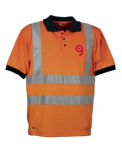 Polo alta visibilità Mirror uomo manica corta