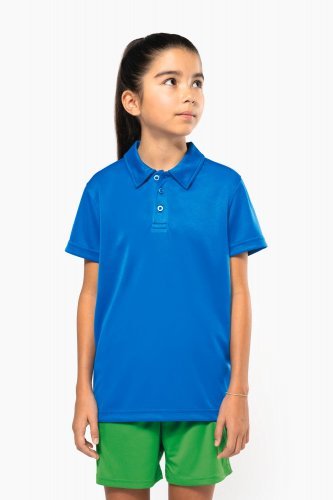 Polo deportivo manga corta niños