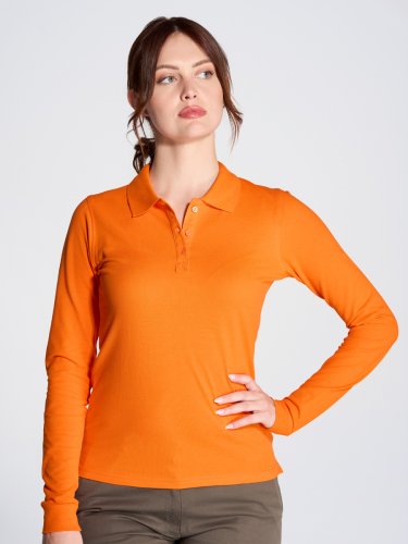 Polo donna manica lunga regular