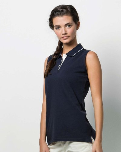 Polo donna senza maniche Classic Fit