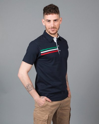 Polo manica corta in Jersey Budapest