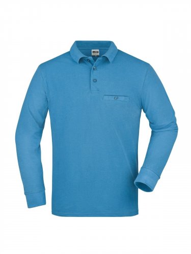 Men's Workwear Polo Pocket Longsleeve