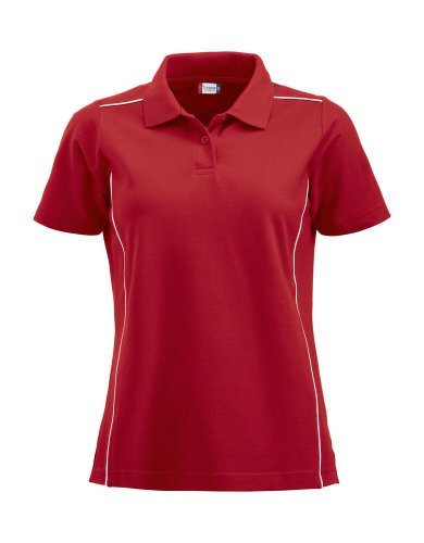 Polo mujer Alpena slim fit algodón 200g perfil contrastado