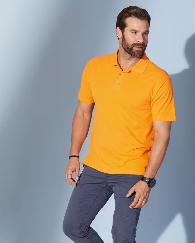 Ash S Polo Piqué Mediano Hombre, 100% Algodón, Cuello Redondo