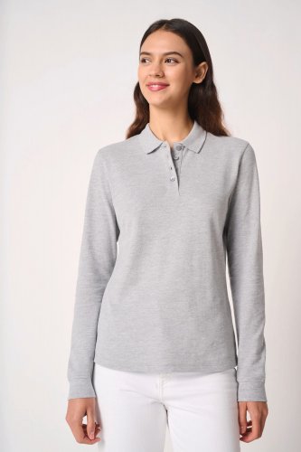 Polo piqué lsl femme