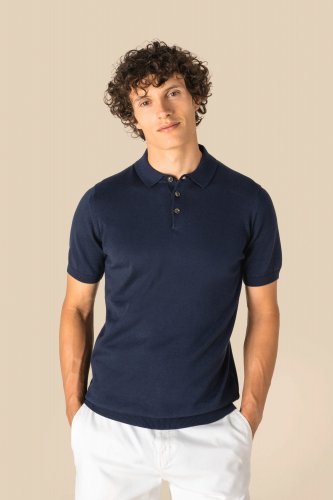 Polo uomo ecosostenibile in maglia