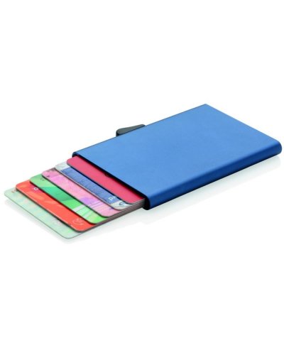 Porta carte di credito in alluminio RFID