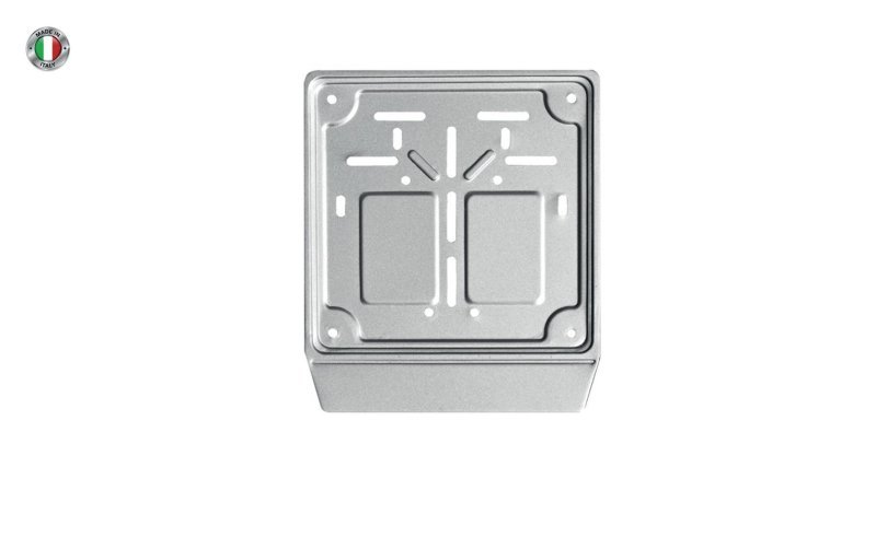 Porta targa moto inmetallo grigio