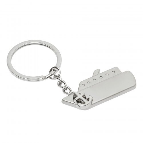 Cruiser Portachiavi Barca in Lega Zinco Acciaio 4,7cm Argento