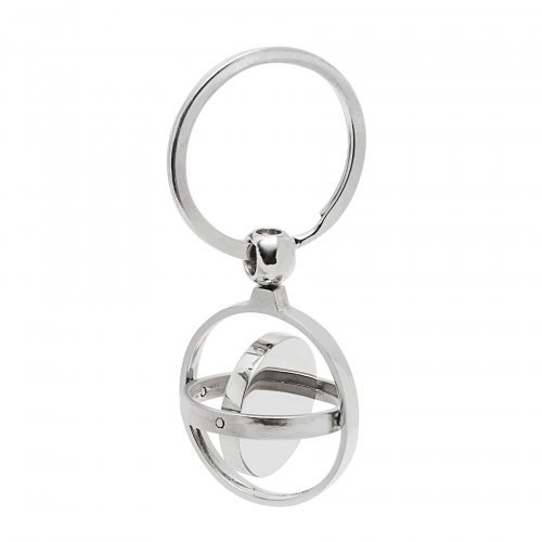 Portachiavi TERRA ruotabile in lega zinco, Ø3,5 cm by