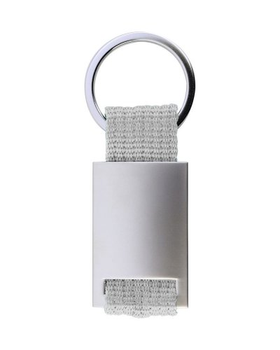 Porte-clés en métal et polyester avec étui élégant