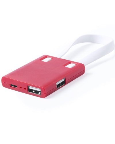 Hub USB Yurian de 3 Puertos para Cargar Datos, Colorido, Micro USB/Lig