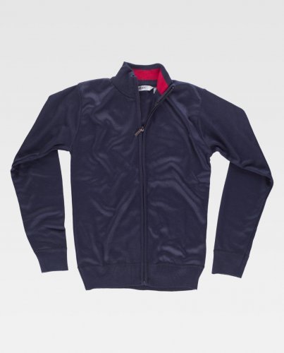 Pullover unisex zip intera