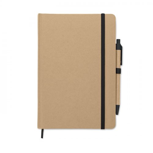 Quaderno A5 con copertina rigida in cartone riciclato Caratil
