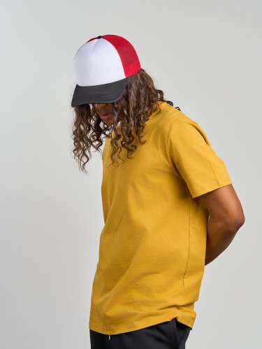Rapper-S Kappe 5-Panel aus recyceltem Polyester Schirmmütze