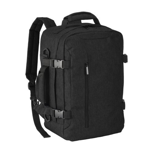 Reiserucksack in kabinengröße mit laptopfach (15 zoll) aus 900d melange-polyester