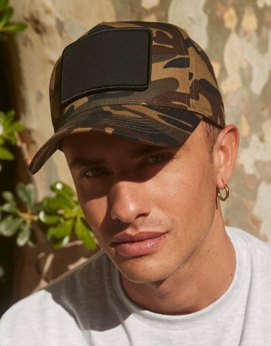 Removable patch 5 panel cap