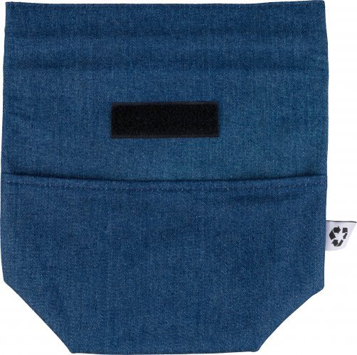 Sac isotherme en denim recyclé à fermeture roll-top