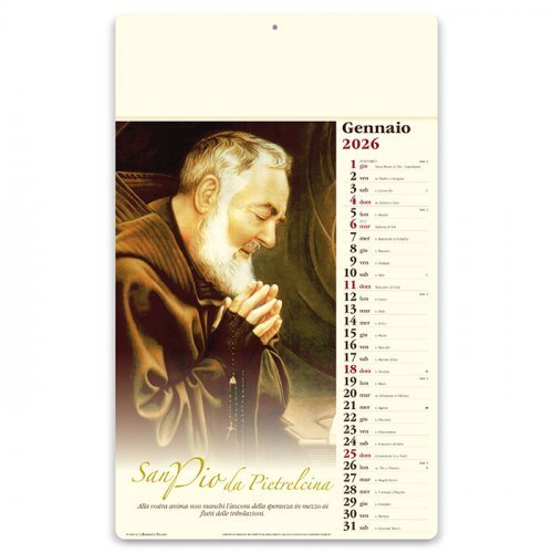 Calendario Illustrato San Pio