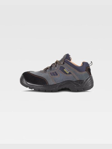 Scarpa trekking S1P SRC in pelle scamosciata nera EN ISO 20345 400g