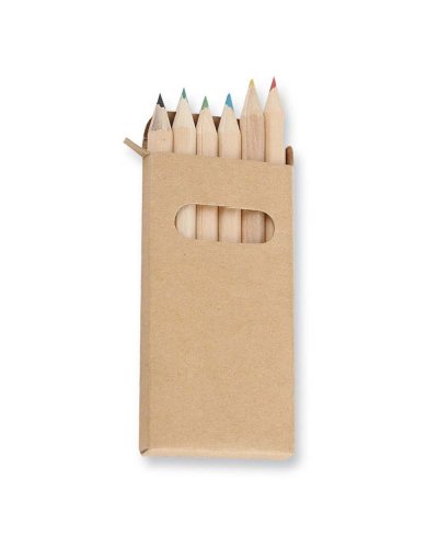 SCATOLA 6 MATITE COLORATE "BANY"