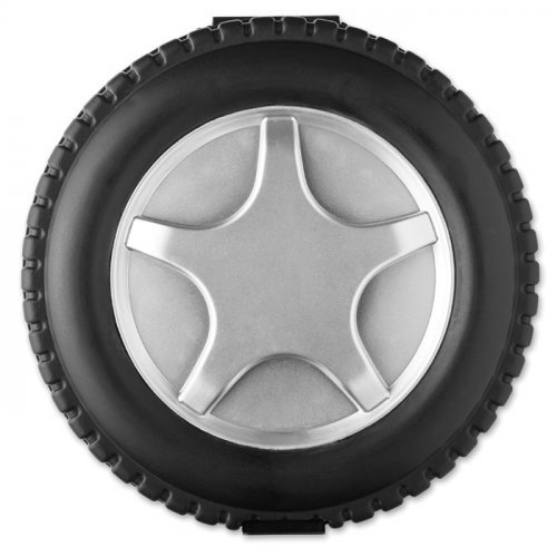 RUEDA TOOL Set Attrezzi 25pz Forma Ruota, Nero, Compatto 16cm