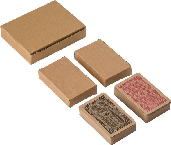 Set di 2 mazzi di carte da gioco in carta riciclata arwen