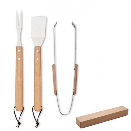 Set di 3 utensili da barbecue Smokey