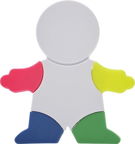 Set evidenziatori ella | forma di omino | 4 colori