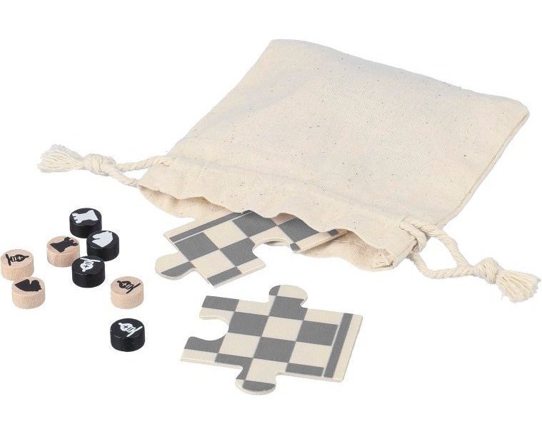 Set gioco scacchi e dama in legno in legno hank