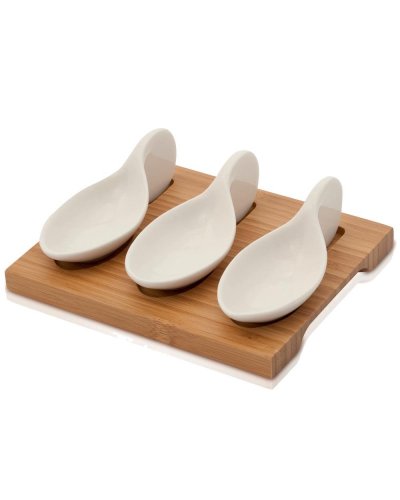 Set Gourmet Beiker Schwarz Matt 5 Messer aus Stahl und Holzblock
