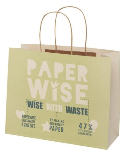 Shopper 150 g/m2 con manici intrecciati grande