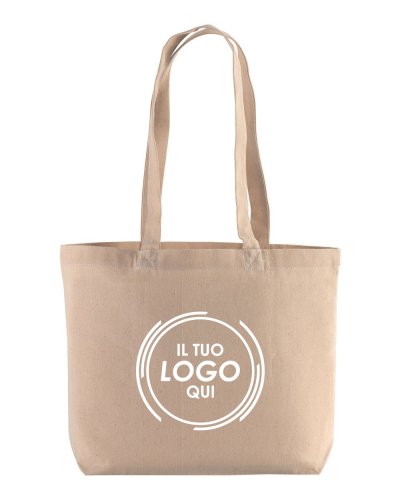 Shopper con soffietto alla base