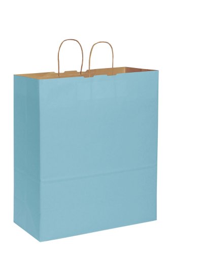 Shopper de papel color pastel Avana 45x48x20cm con asa retorcida