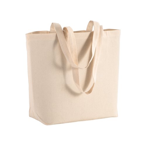 Shopper in cotone maxi con soffietto da 120 gr