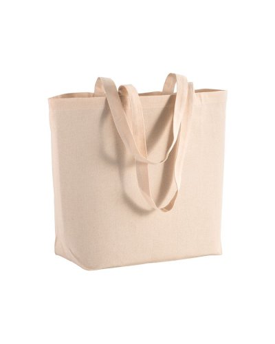 Shopper maxi personalizzate in cotone con soffietto