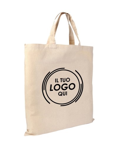 Shopper personalizzate in cotone naturale