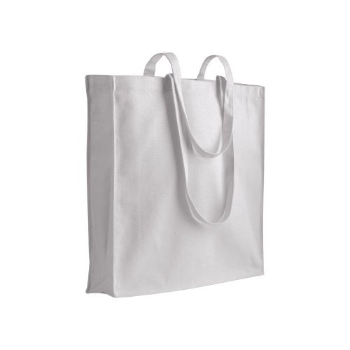 Shopper-tasche in einfarbigem design aus 280 g/m&sup2; recycelter baum