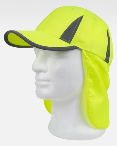 Sichtbarer Hut mit Nackenschutz Safetex